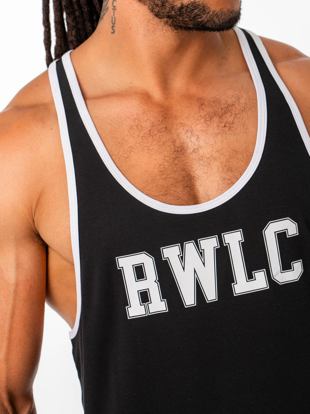RWLC Stringer T-back - Black Clothing Ryderwear 