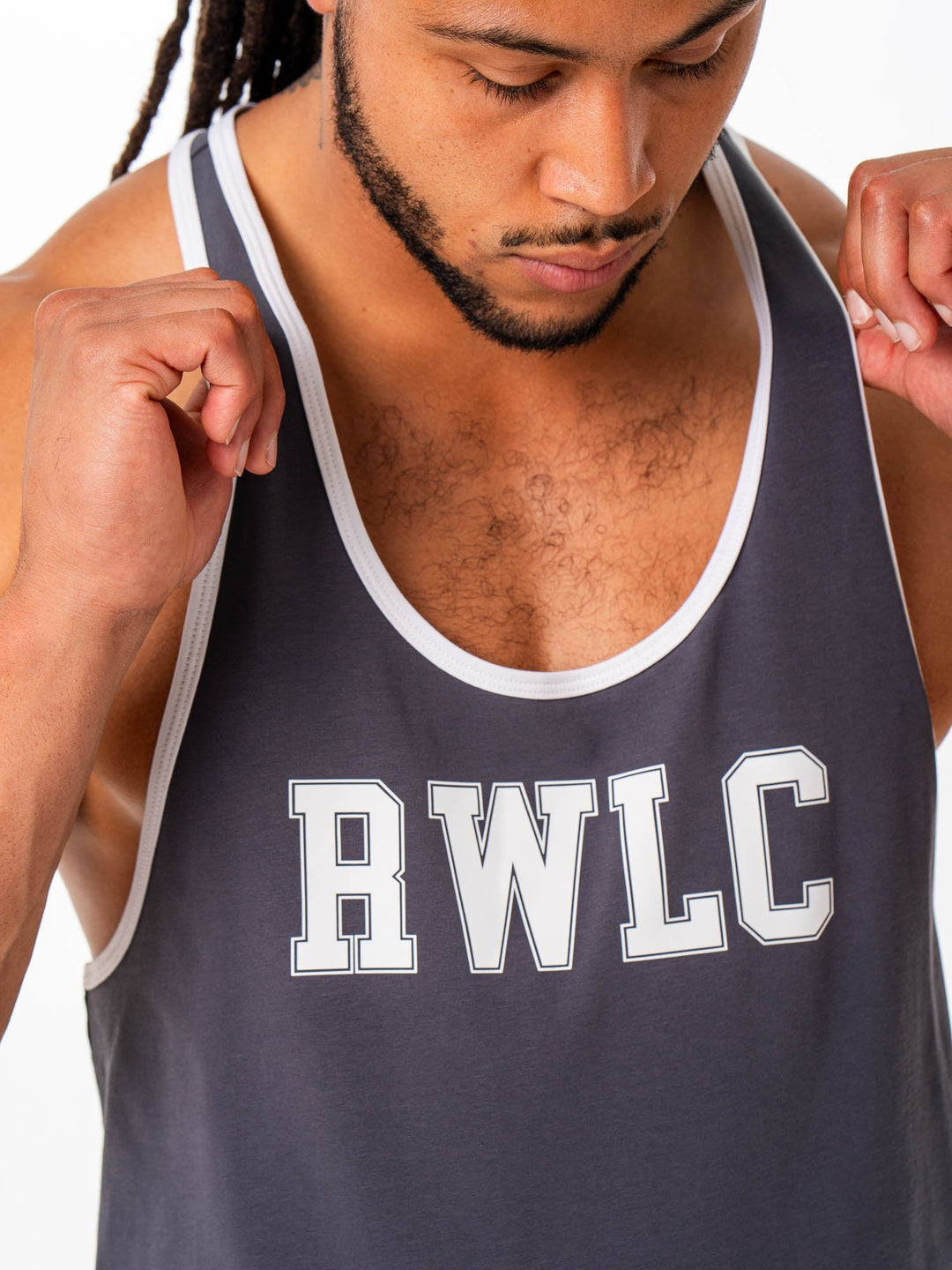 RWLC Stringer T-back - Charcoal Clothing Ryderwear 