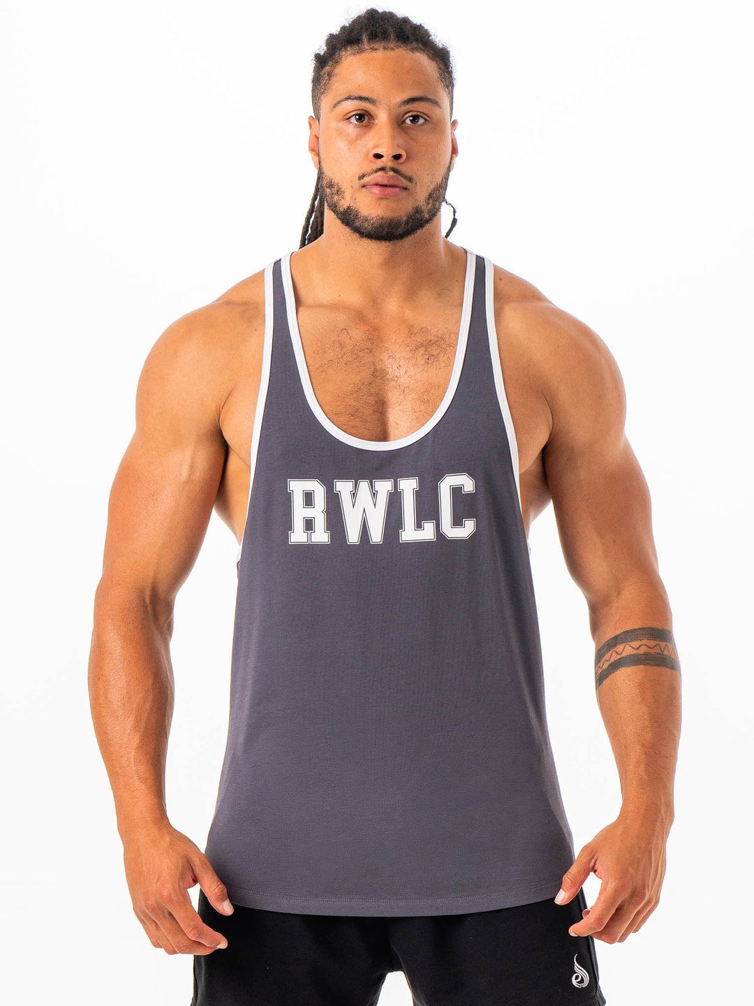 RWLC Stringer T-back - Charcoal Clothing Ryderwear 