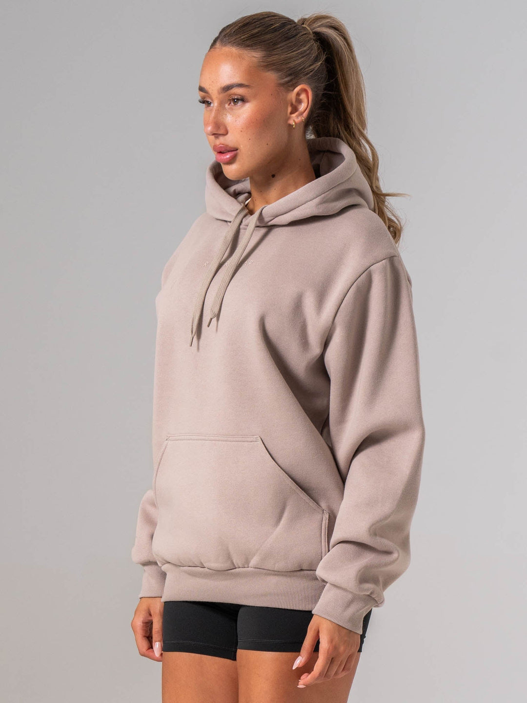 Ryderwear Essential Hoodie - Almond Clothing Ryderwear 