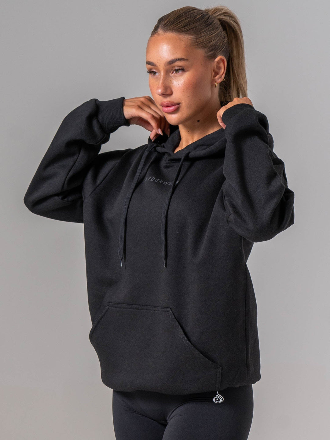 Ryderwear Essential Hoodie - Black Clothing Ryderwear 