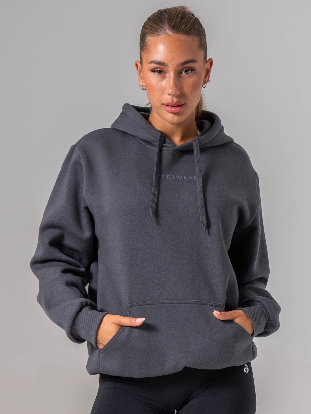 Ryderwear Essential Hoodie - Charcoal Clothing Ryderwear 