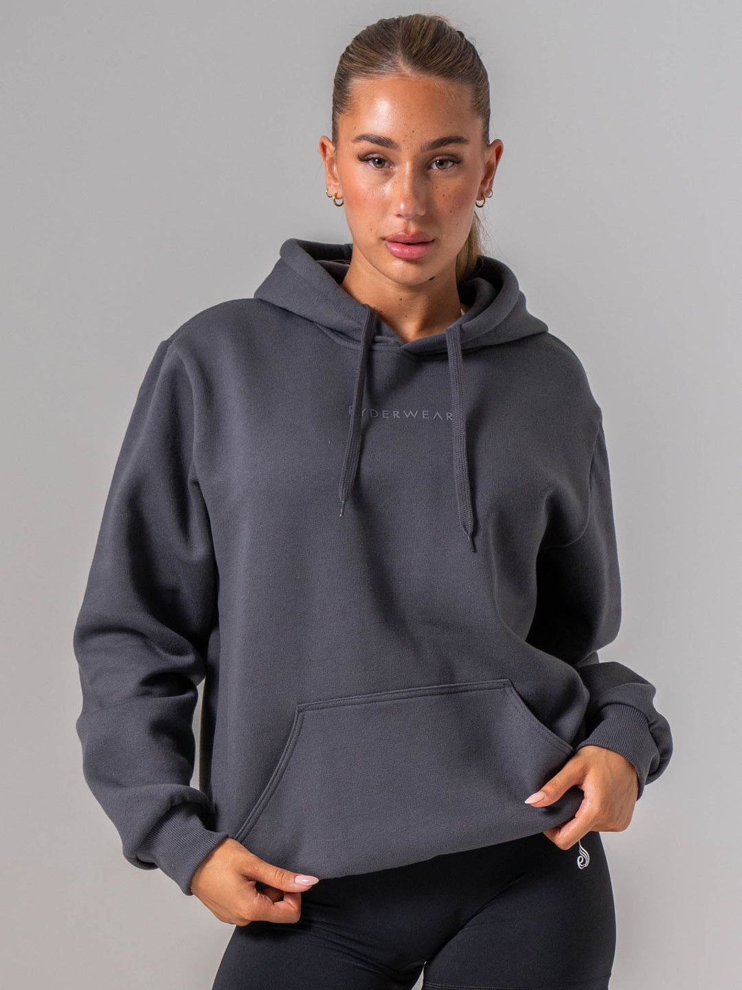 Ryderwear Essential Hoodie - Charcoal Clothing Ryderwear 