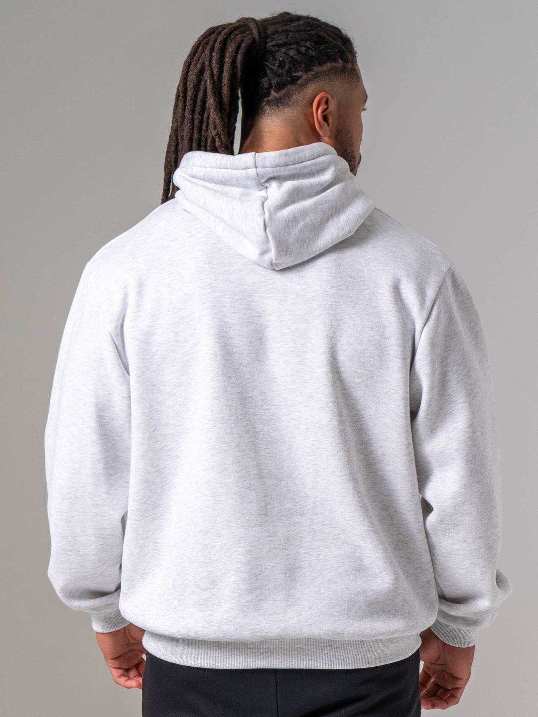 Ryderwear Essential Hoodie - Snow Marl Clothing Ryderwear 