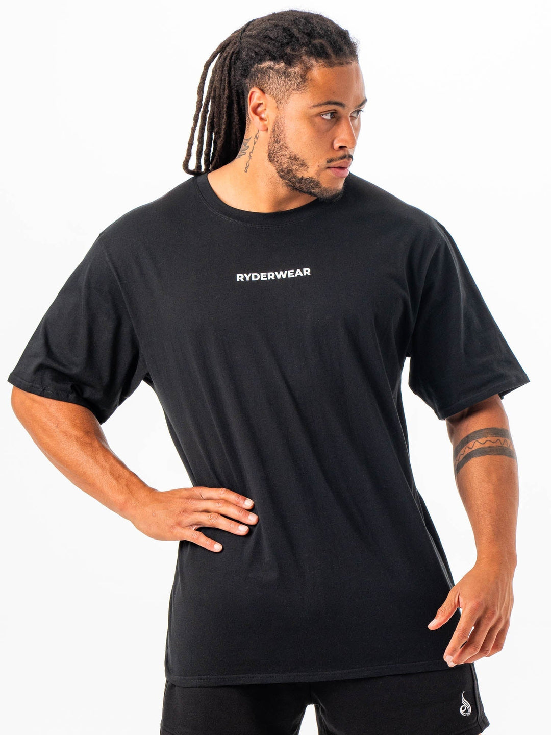 Ryderwear Oversized Tshirt - Black Clothing Ryderwear 