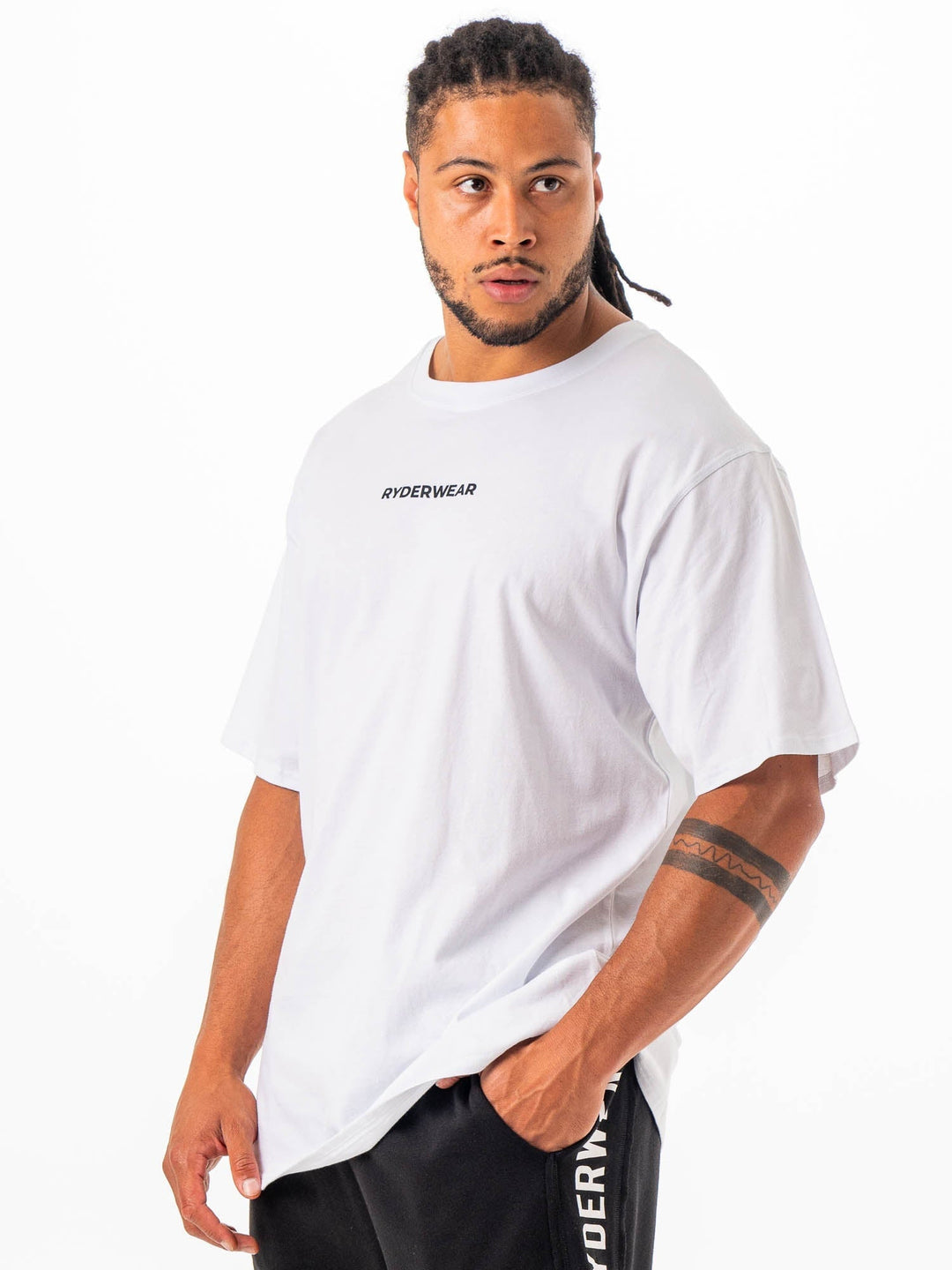 Ryderwear Oversized Tshirt - White Clothing Ryderwear 