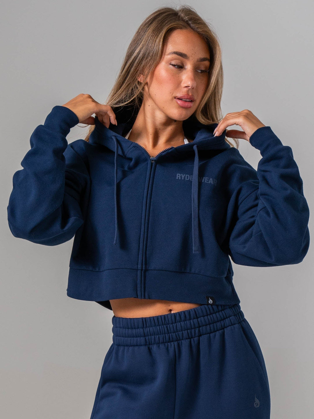 Ryderwear Track Jacket - Navy Clothing Ryderwear 