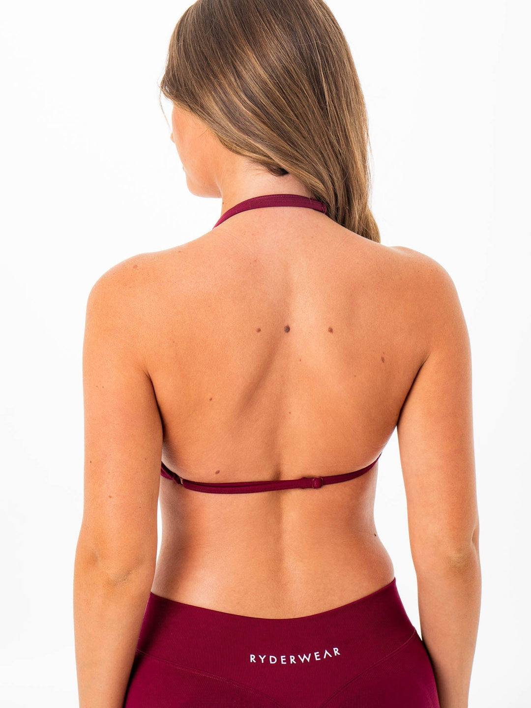 Sculpt Seamless Mini Bra - Cranberry Clothing Ryderwear 
