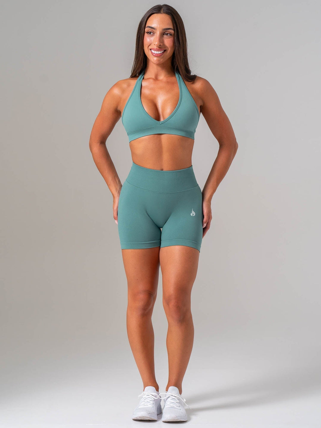 Sculpt Seamless Shorts - Aquamarine Clothing Ryderwear 