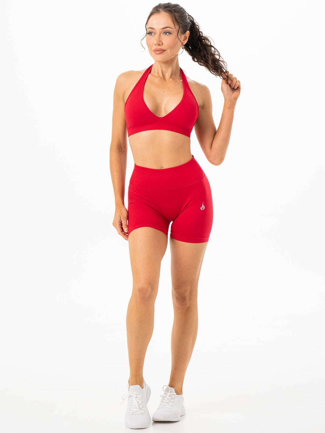 Sculpt Seamless Shorts - Cherry Red Clothing Ryderwear 