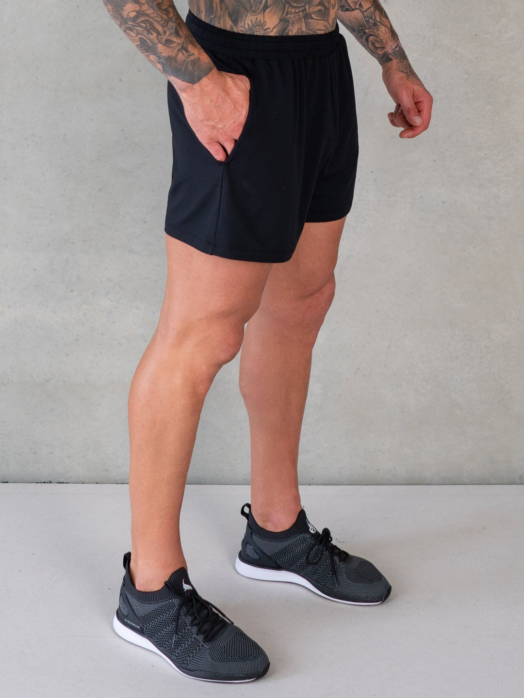 Soft Tech Arnie Shorts - Black Clothing Ryderwear 
