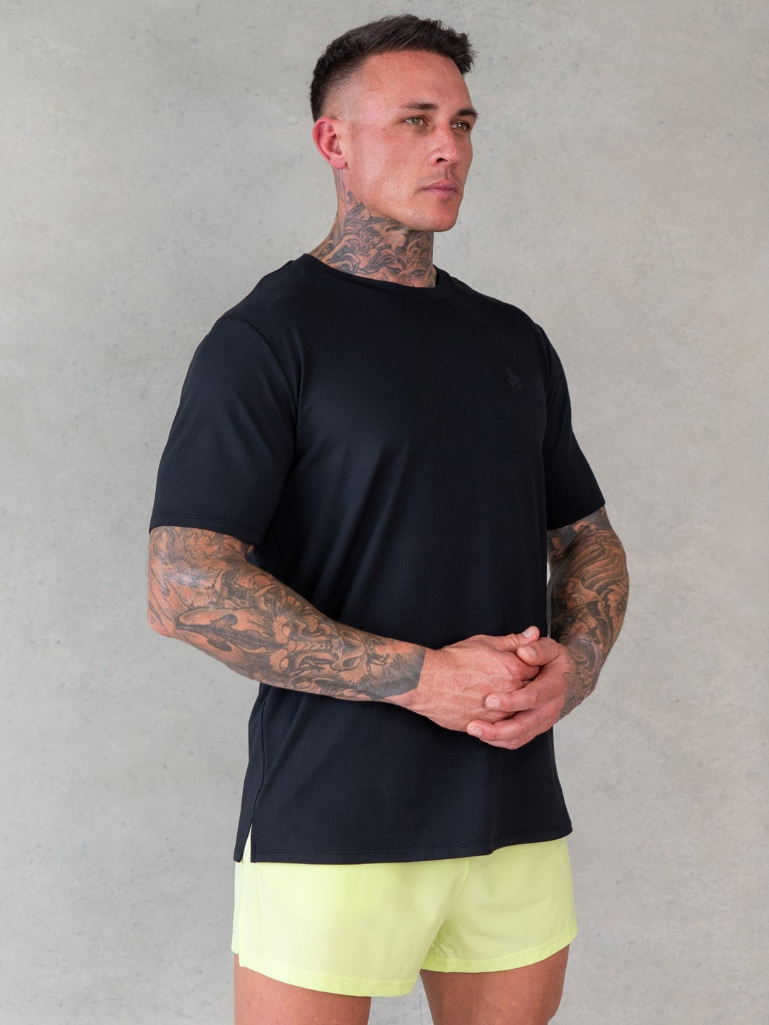 Soft Tech T-Shirt - Black Clothing Ryderwear 
