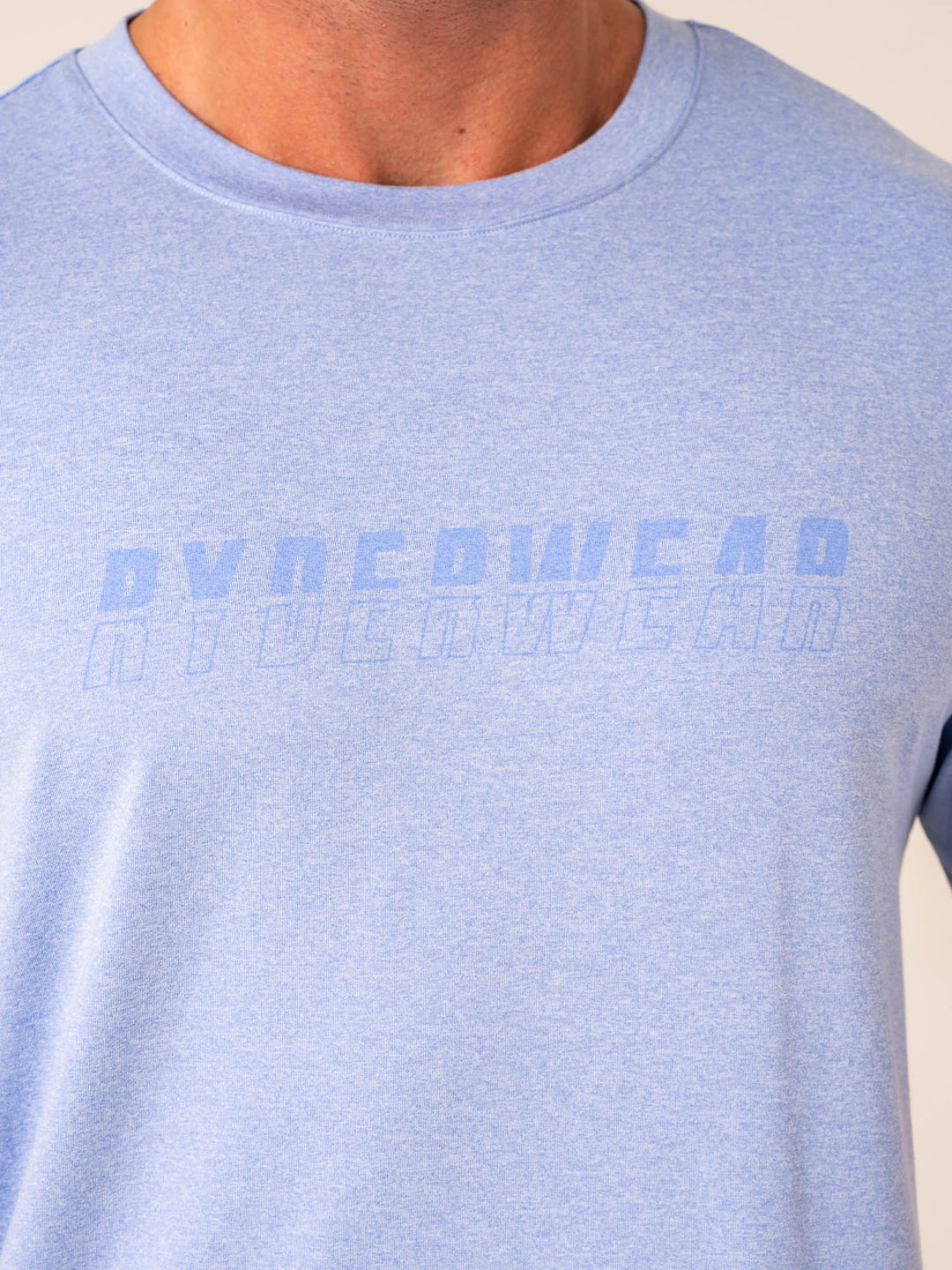 Soft Tech T-Shirt - Blue Marl Clothing Ryderwear 