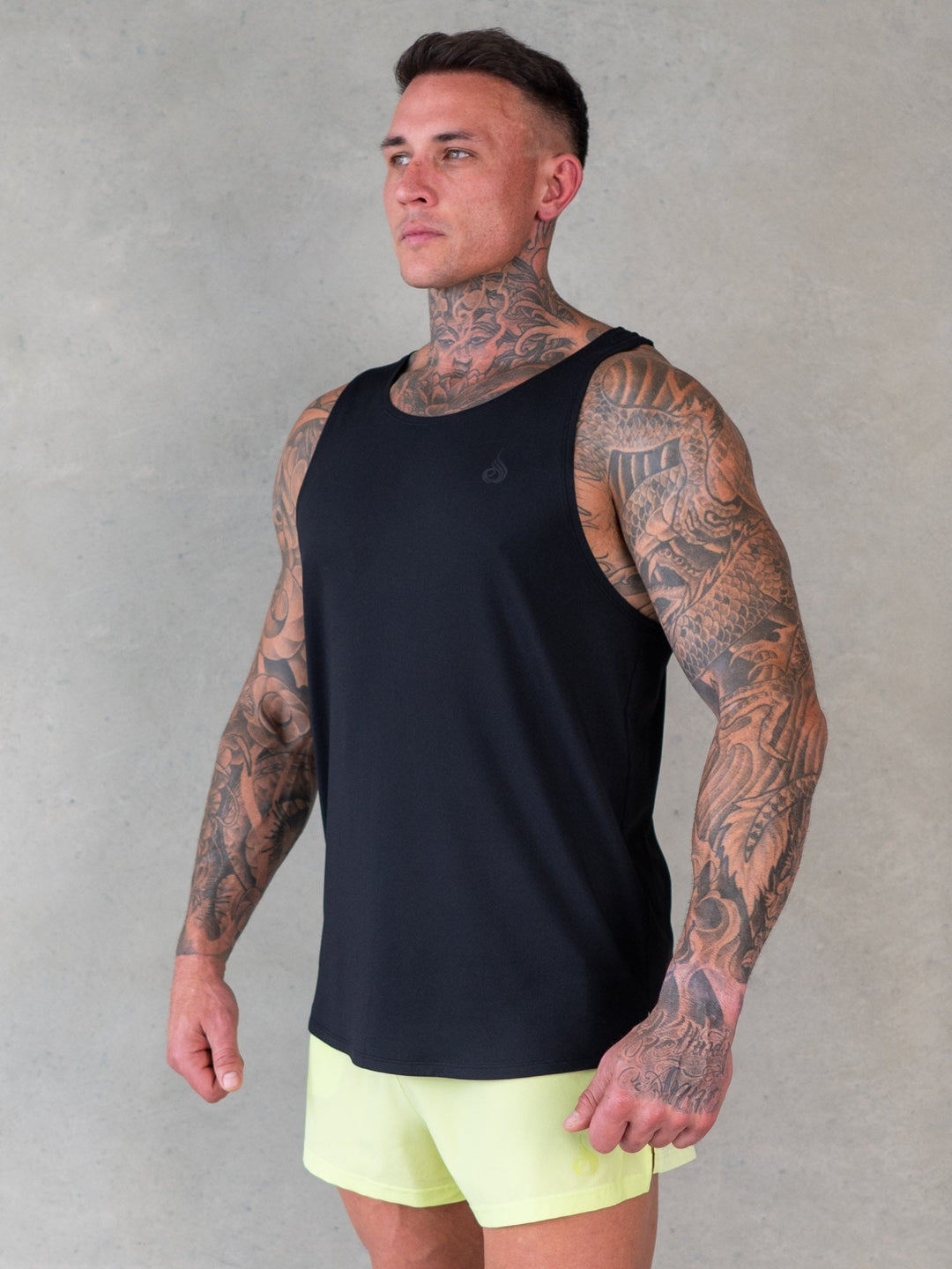 Soft Tech Tank - Black Clothing Ryderwear 