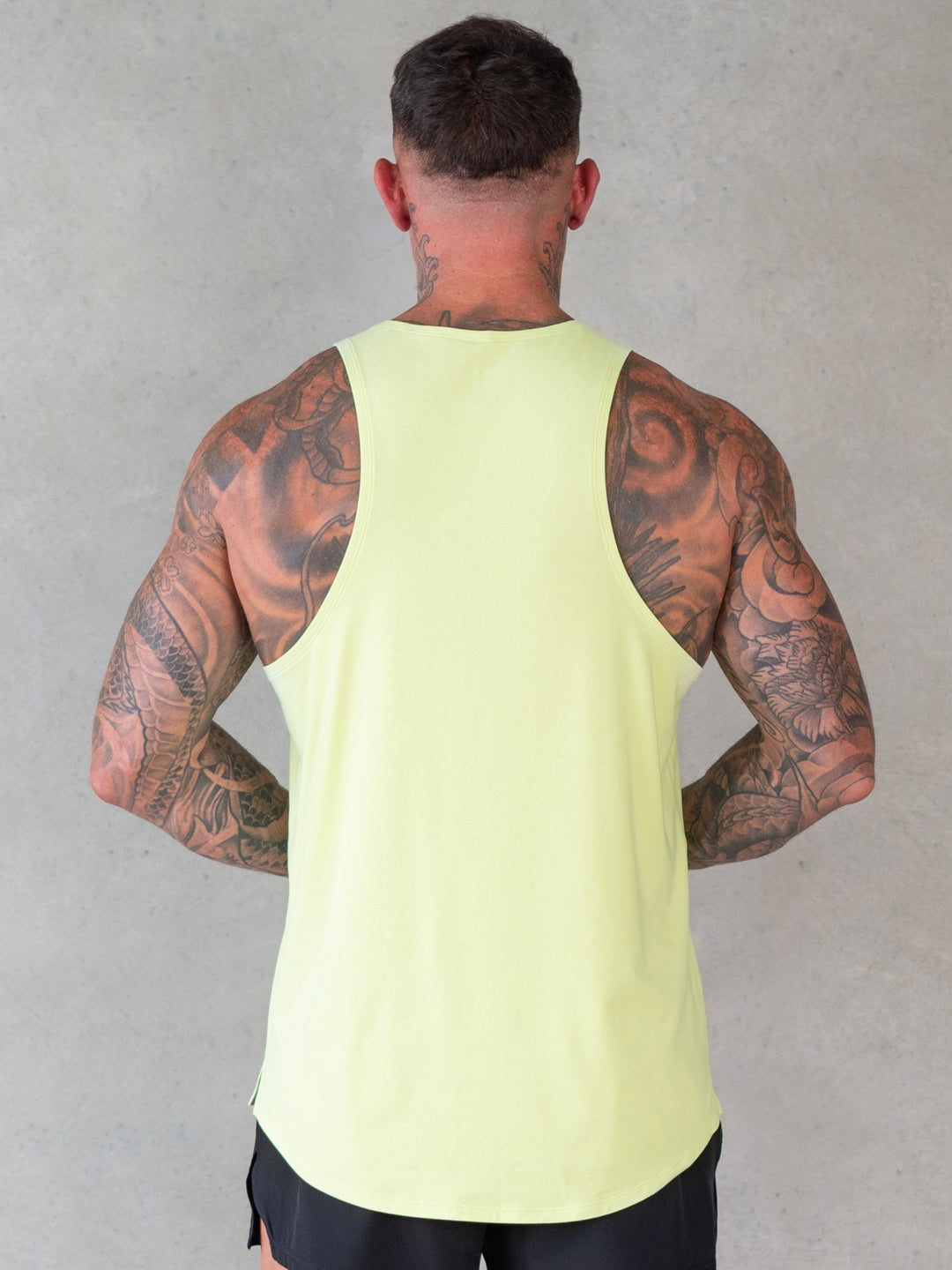 Soft Tech Tank - Lime Marl Clothing Ryderwear 