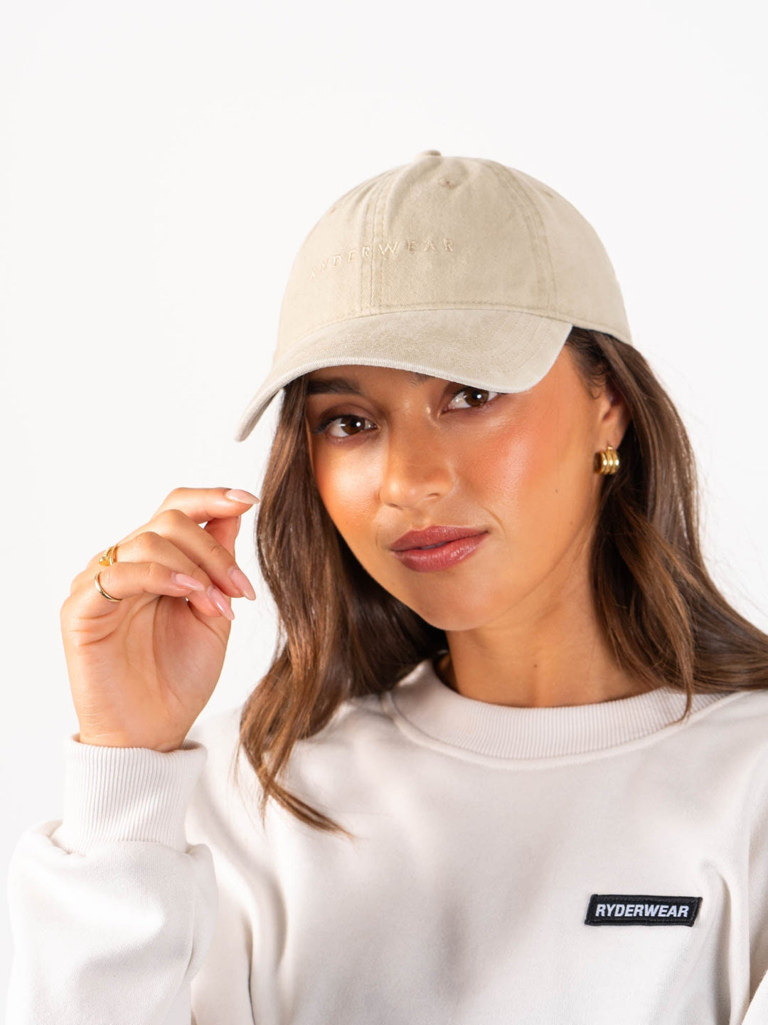 Stonewash Cap - Sand Accessories Ryderwear 