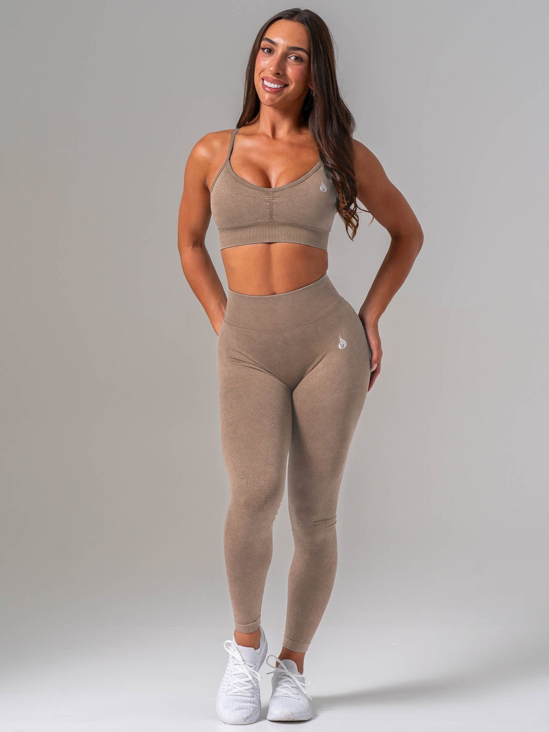 Stonewash Scrunch Seamless Leggings - Chai Clothing Ryderwear 