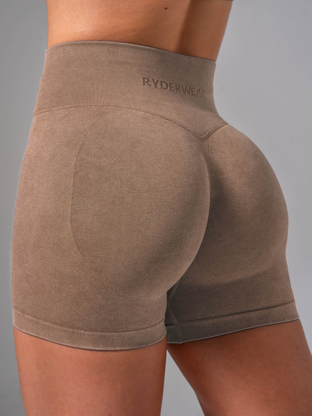 Stonewash Scrunch Seamless Shorts - Chai Clothing Ryderwear 