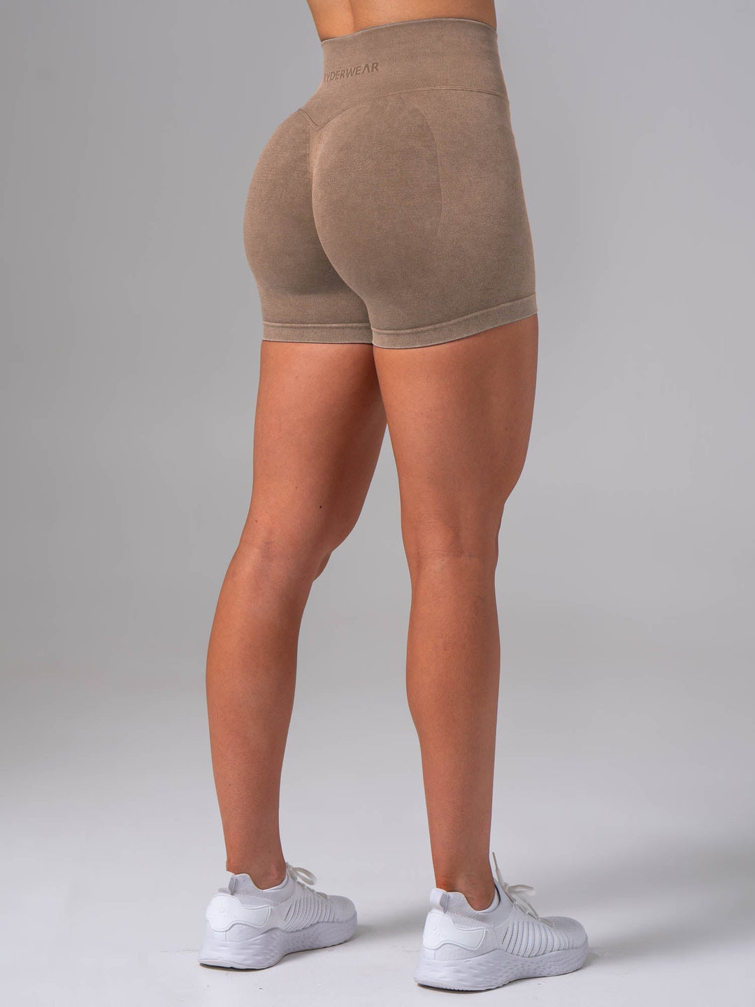 Stonewash Scrunch Seamless Shorts - Chai Clothing Ryderwear 