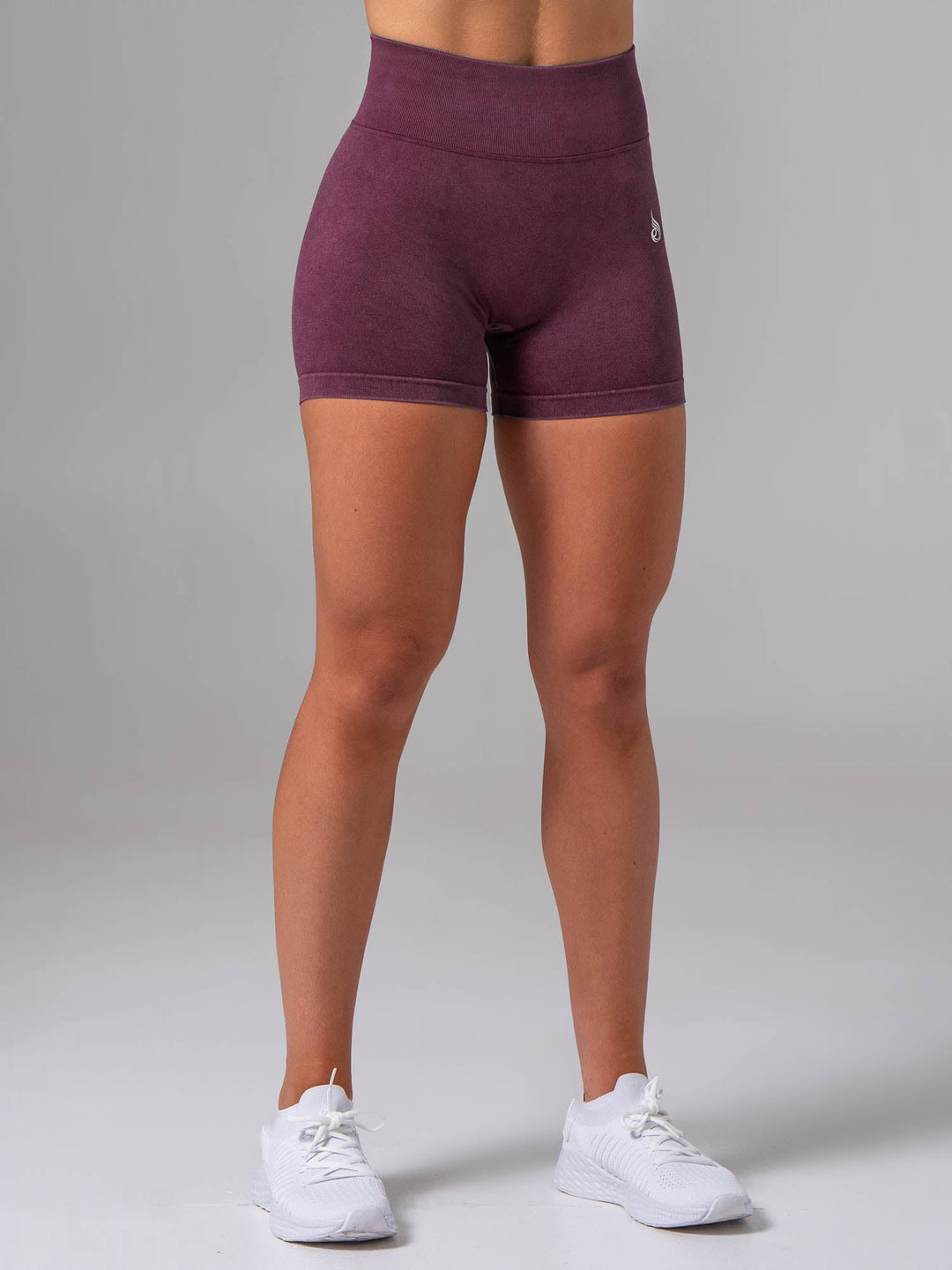Stonewash Scrunch Seamless Shorts - Plum Clothing Ryderwear 