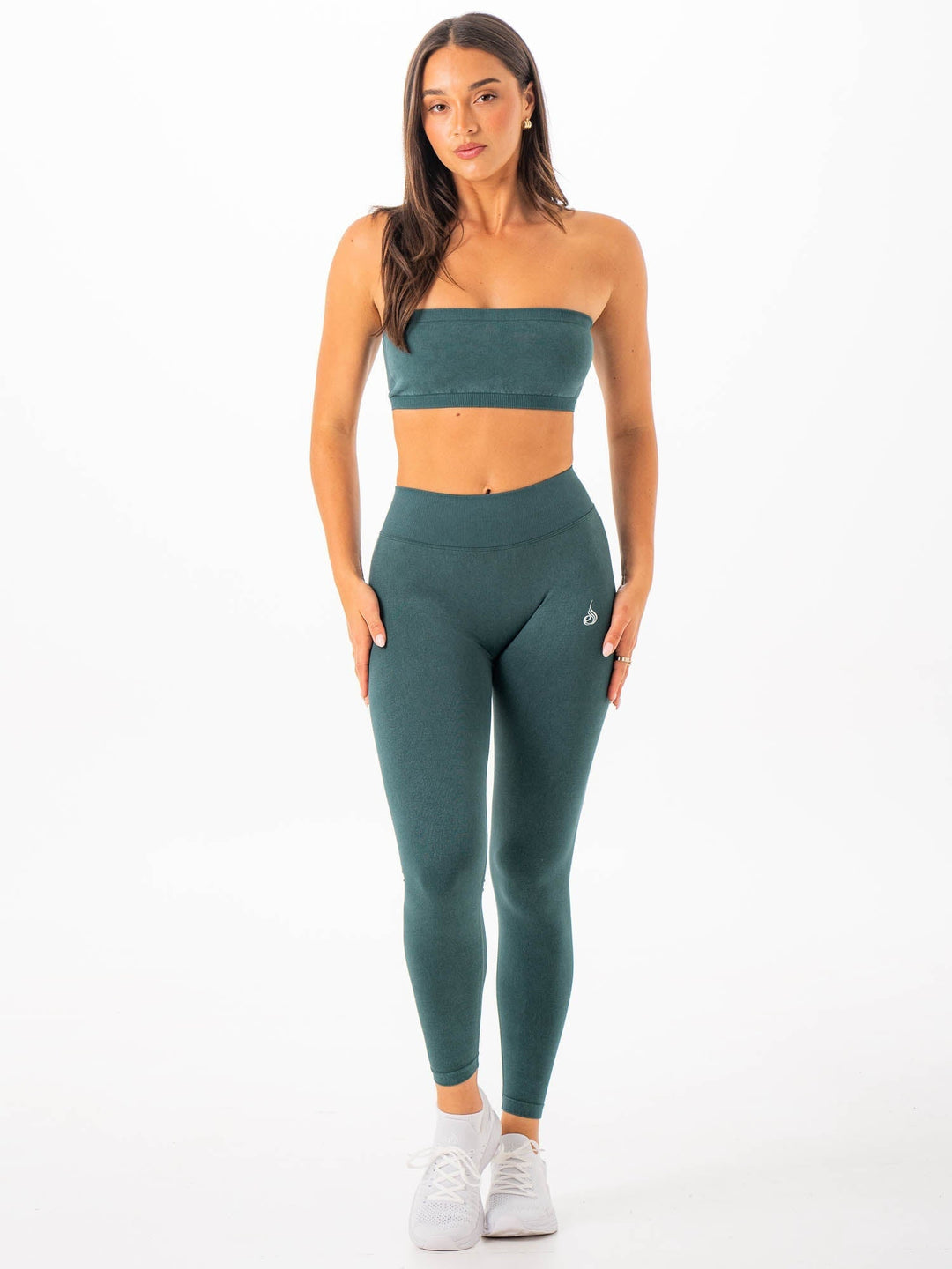 Stonewash Seamless Bandeau - Petrol Clothing Ryderwear 