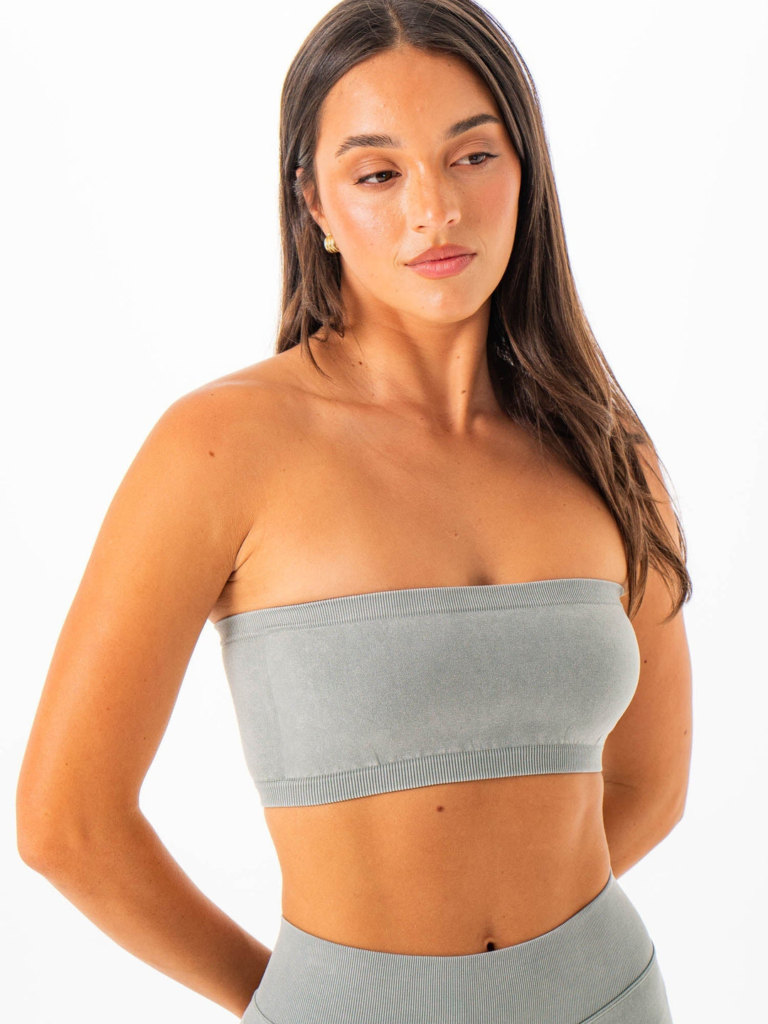 Stonewash Seamless Bandeau - Sage Clothing Ryderwear 