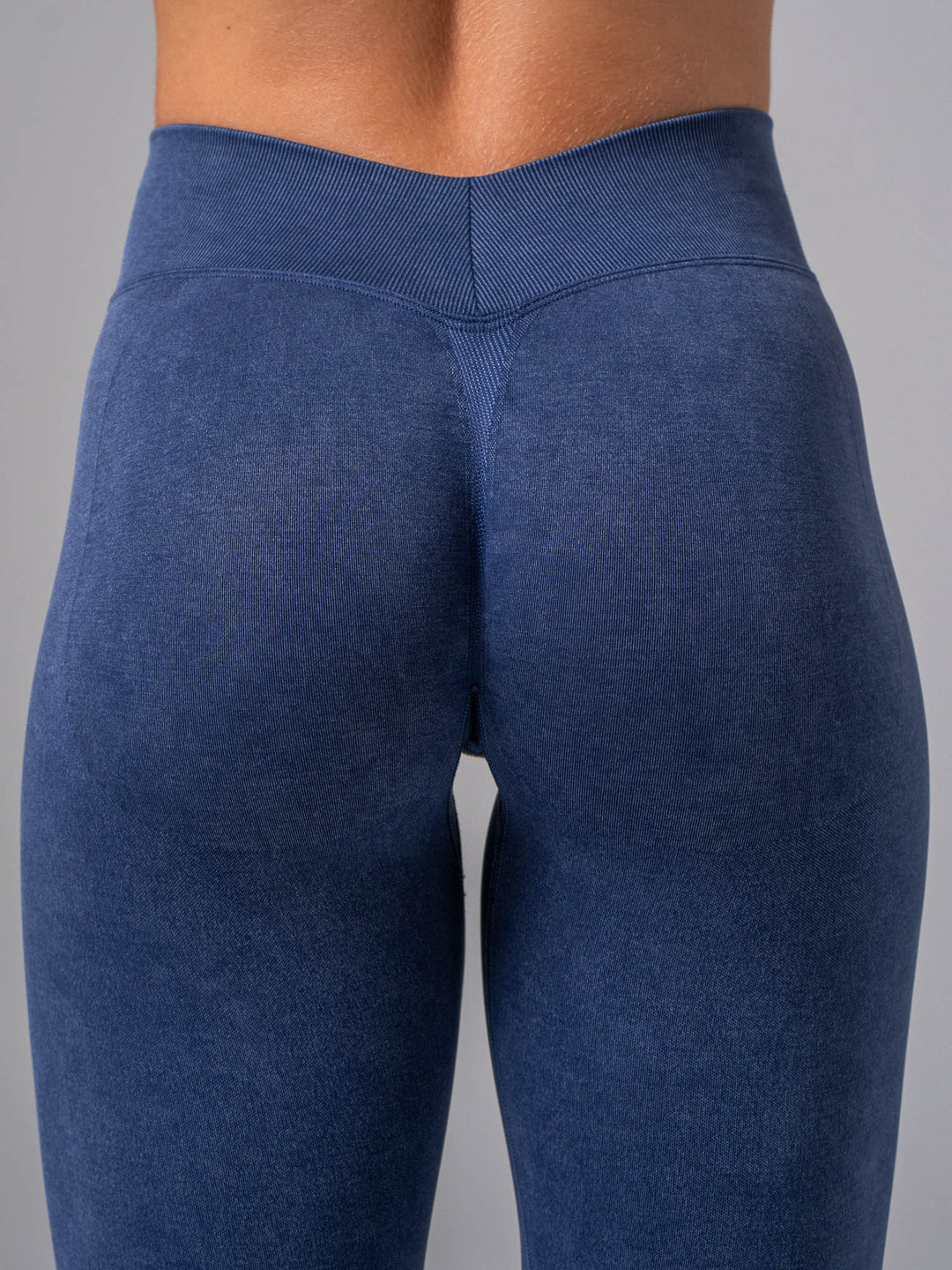 Stonewash Seamless V Back Legging - Navy Clothing Ryderwear 