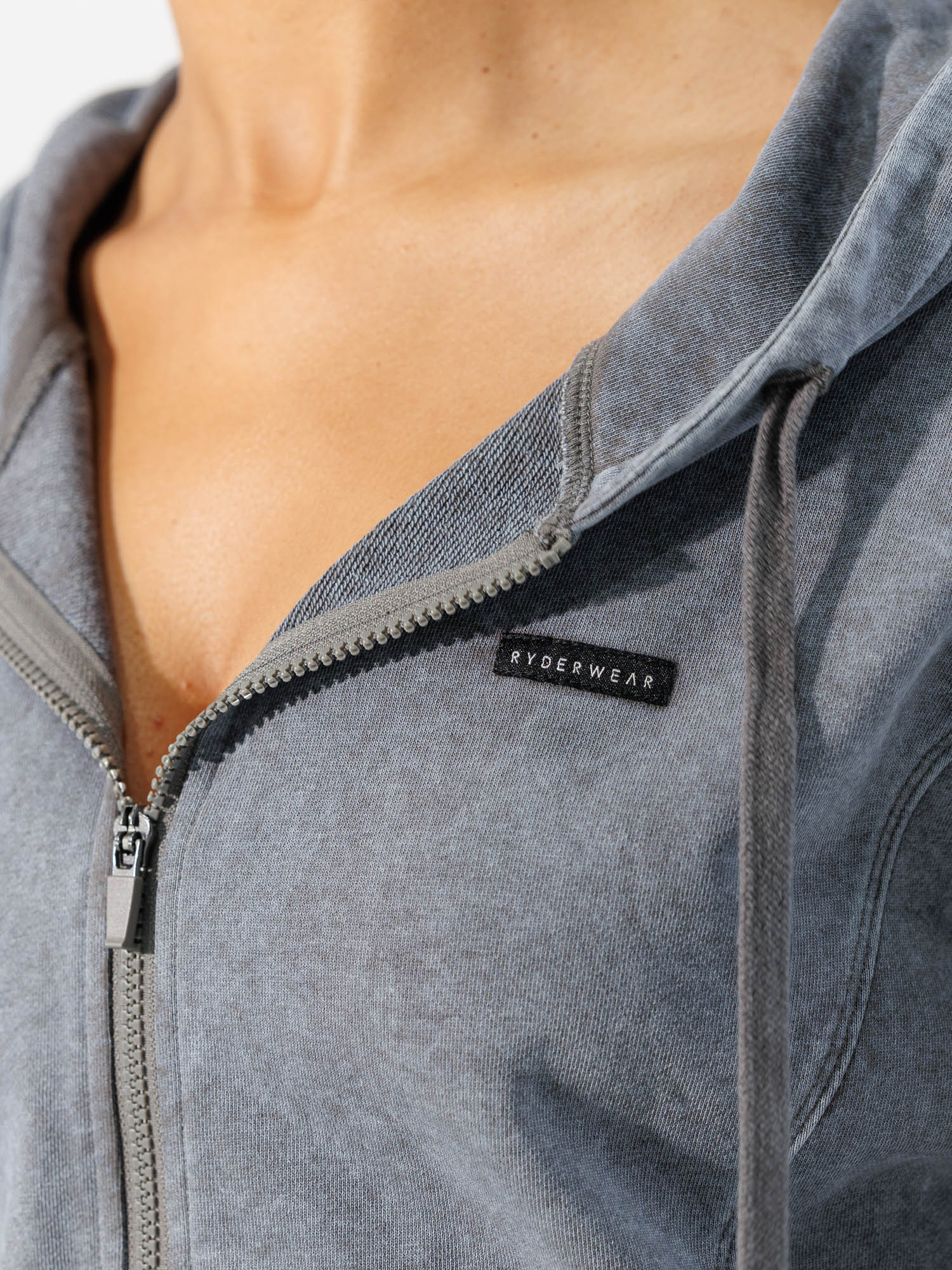 Stonewash Track Jacket - Charcoal - Ryderwear