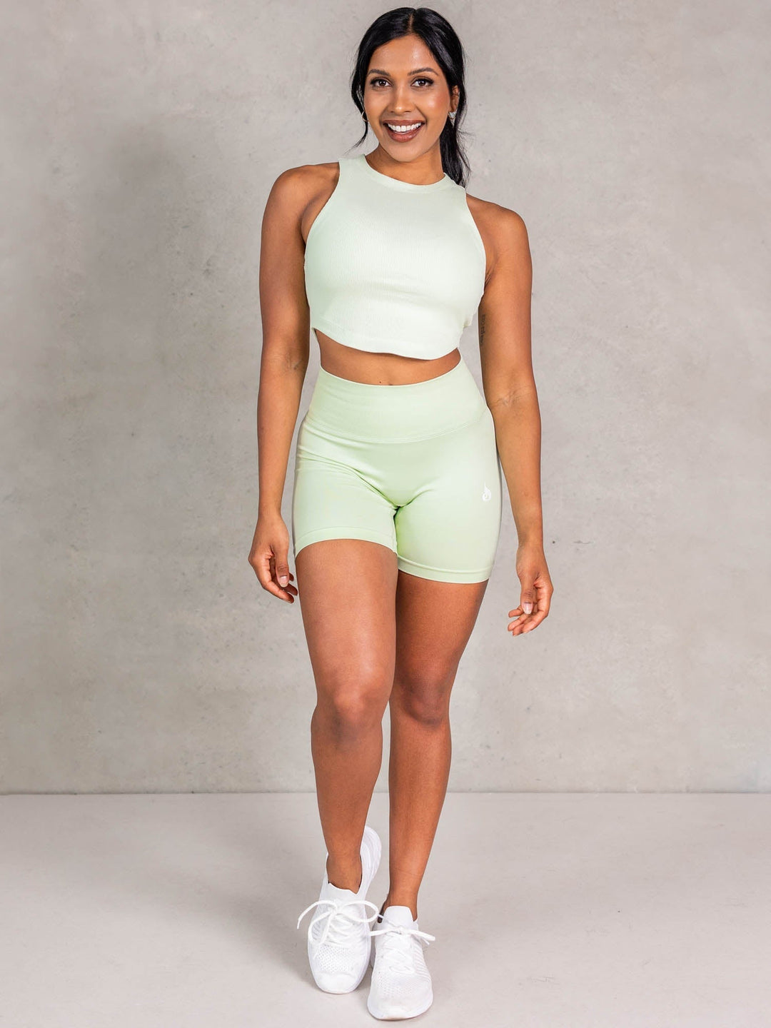 Stride Rib Tank - Matcha Clothing Ryderwear 
