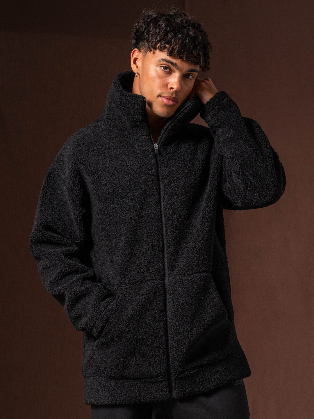 Teddy Jacket - Black Clothing Ryderwear 
