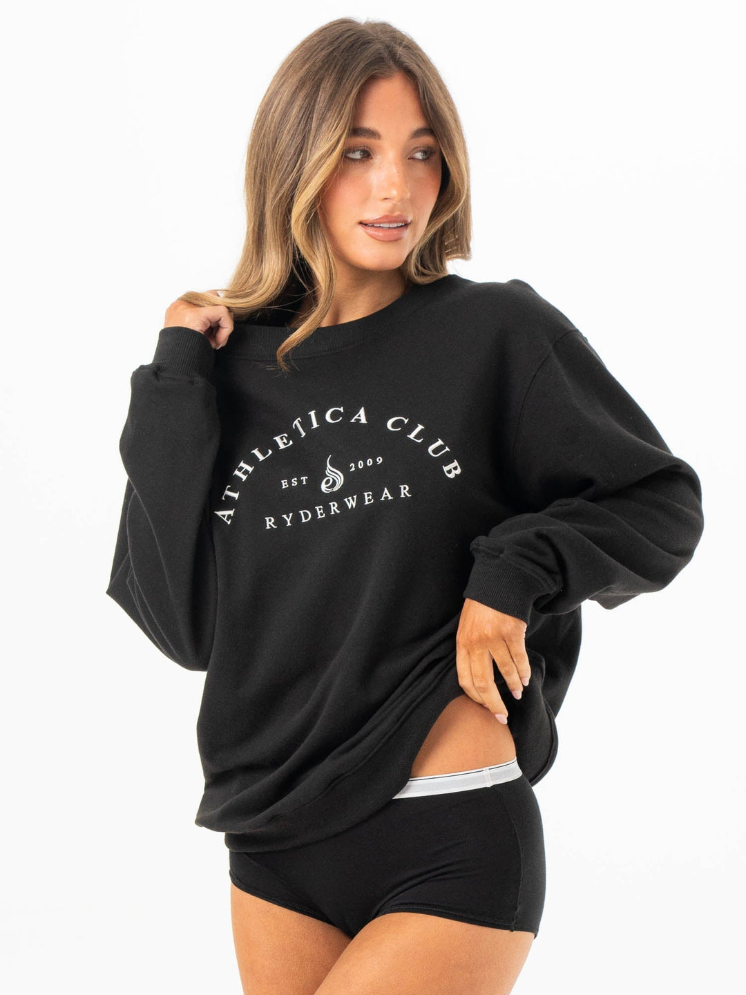 Tempo Sweater - Black Clothing Ryderwear 