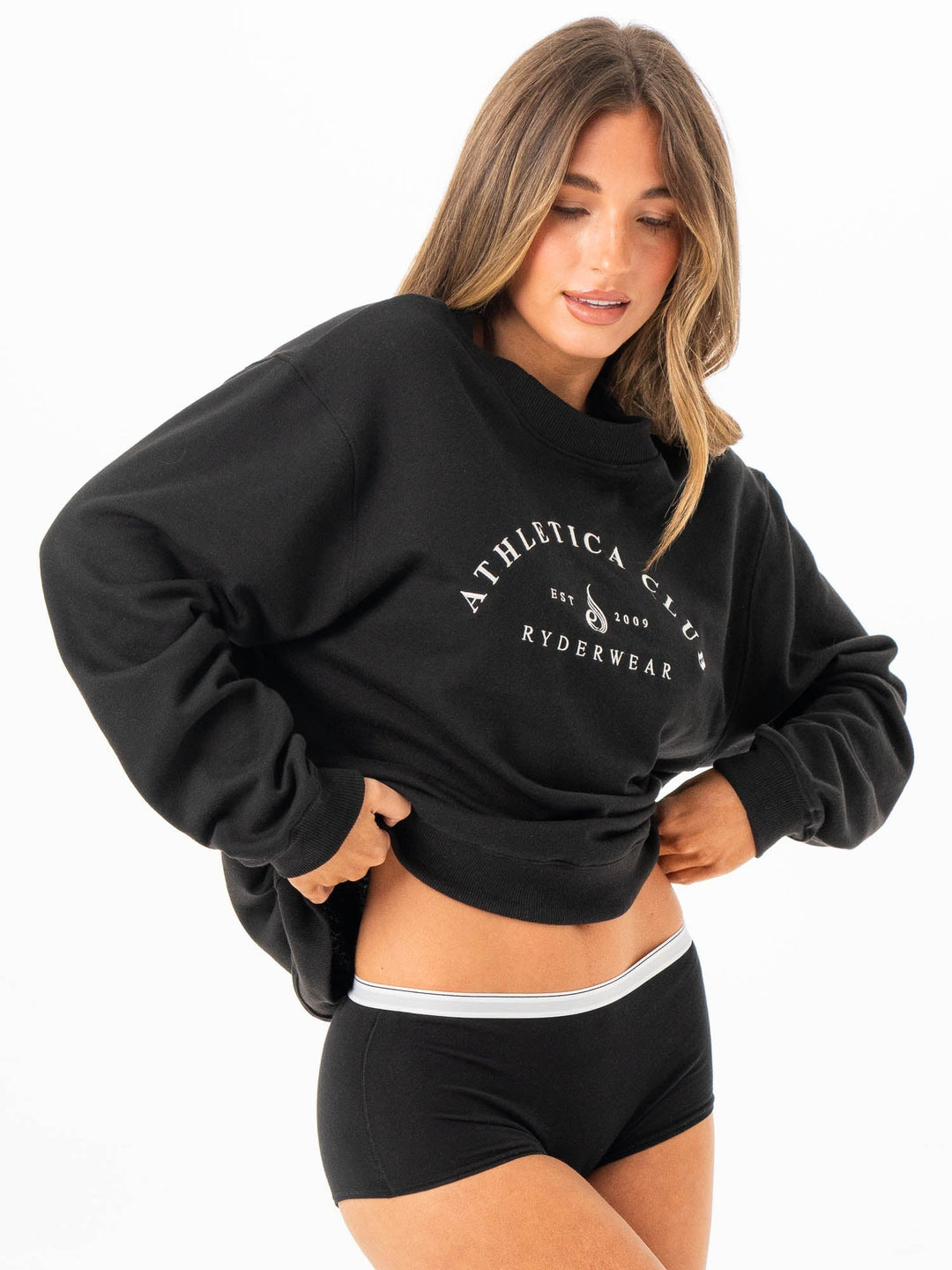 Tempo Sweater - Black Clothing Ryderwear 