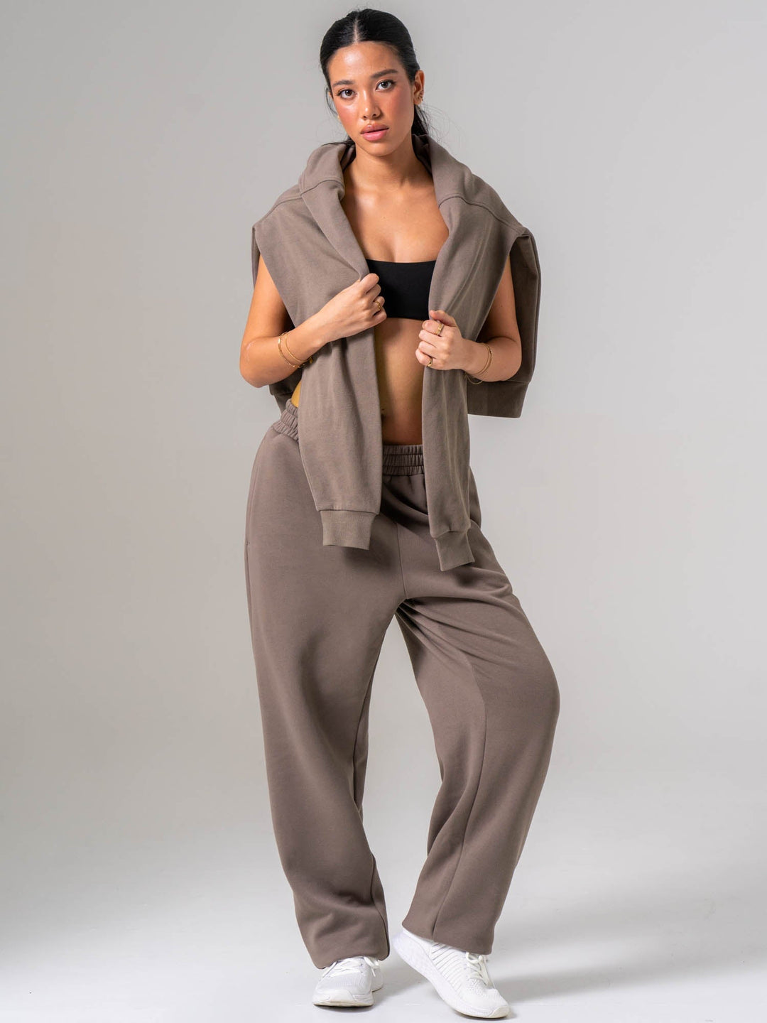 Unisex Crewneck - Deep Taupe Clothing Ryderwear 