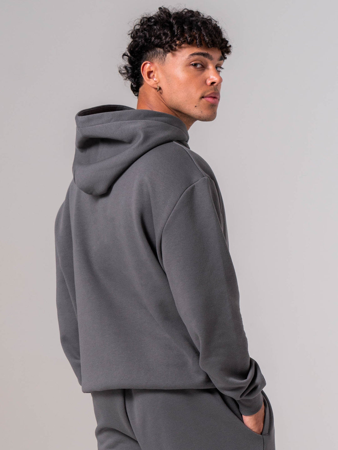 Unisex Fleece Hoodie - Charcoal Clothing Ryderwear 