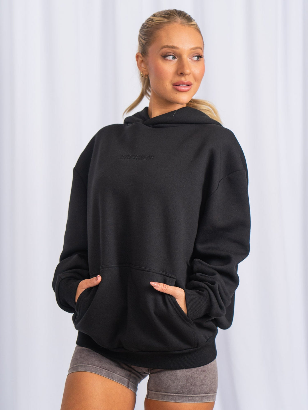 Unisex Hoodie - Black Clothing Ryderwear 