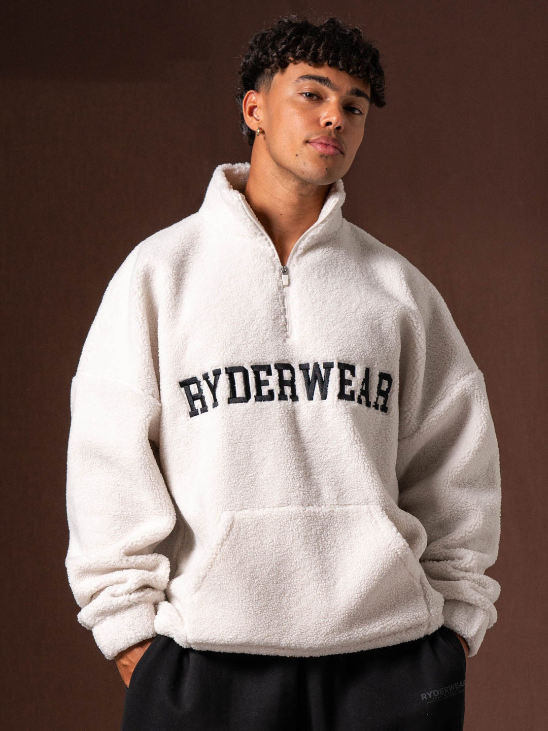 Unisex Teddy Jumper - Bone Clothing Ryderwear 
