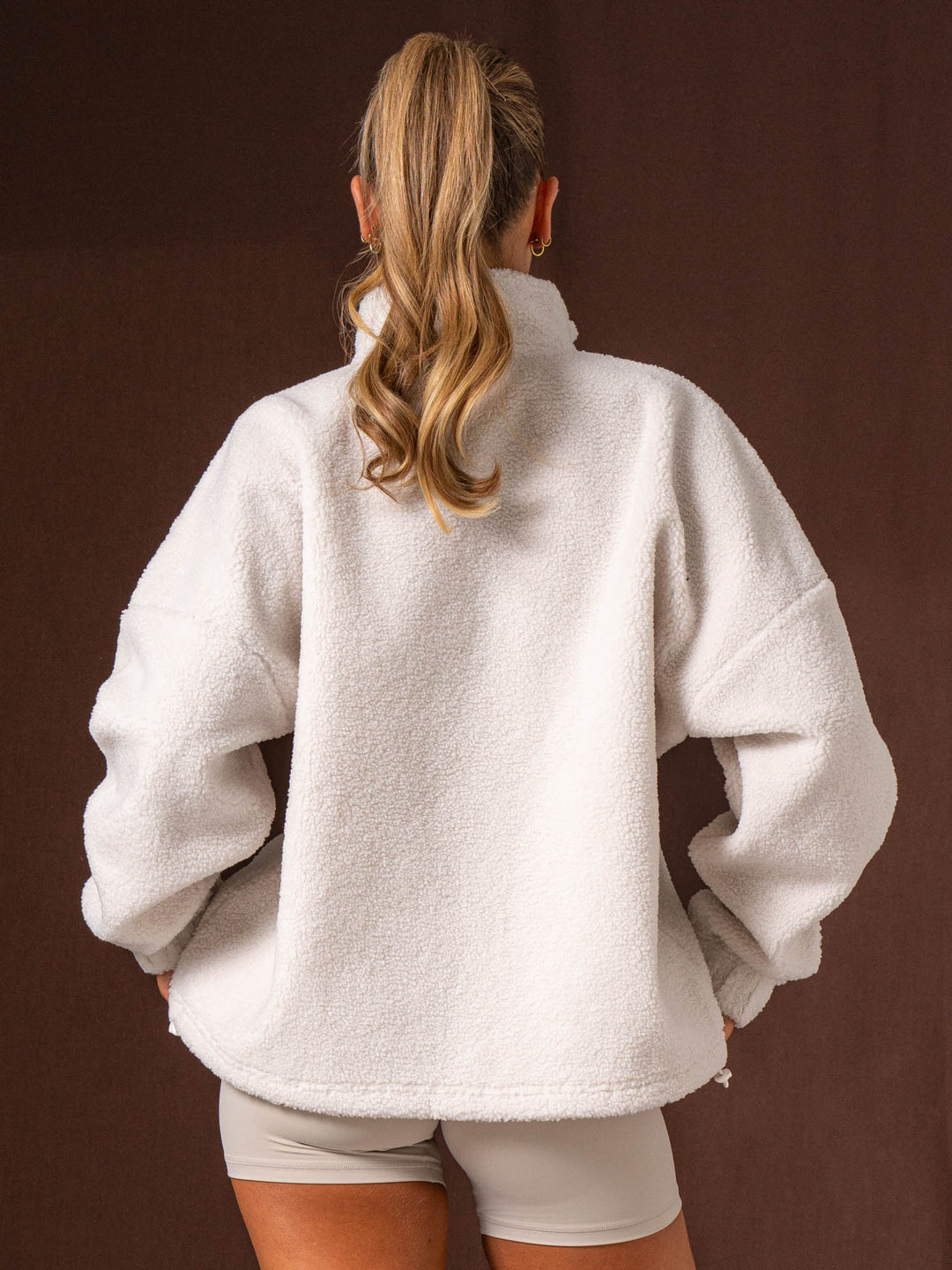 Unisex Teddy Jumper - Bone Clothing Ryderwear 