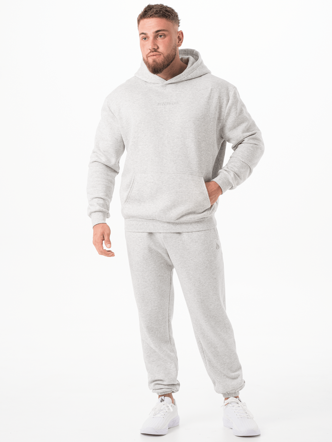 Unisex Track Pants - Snow Marl Clothing Ryderwear 