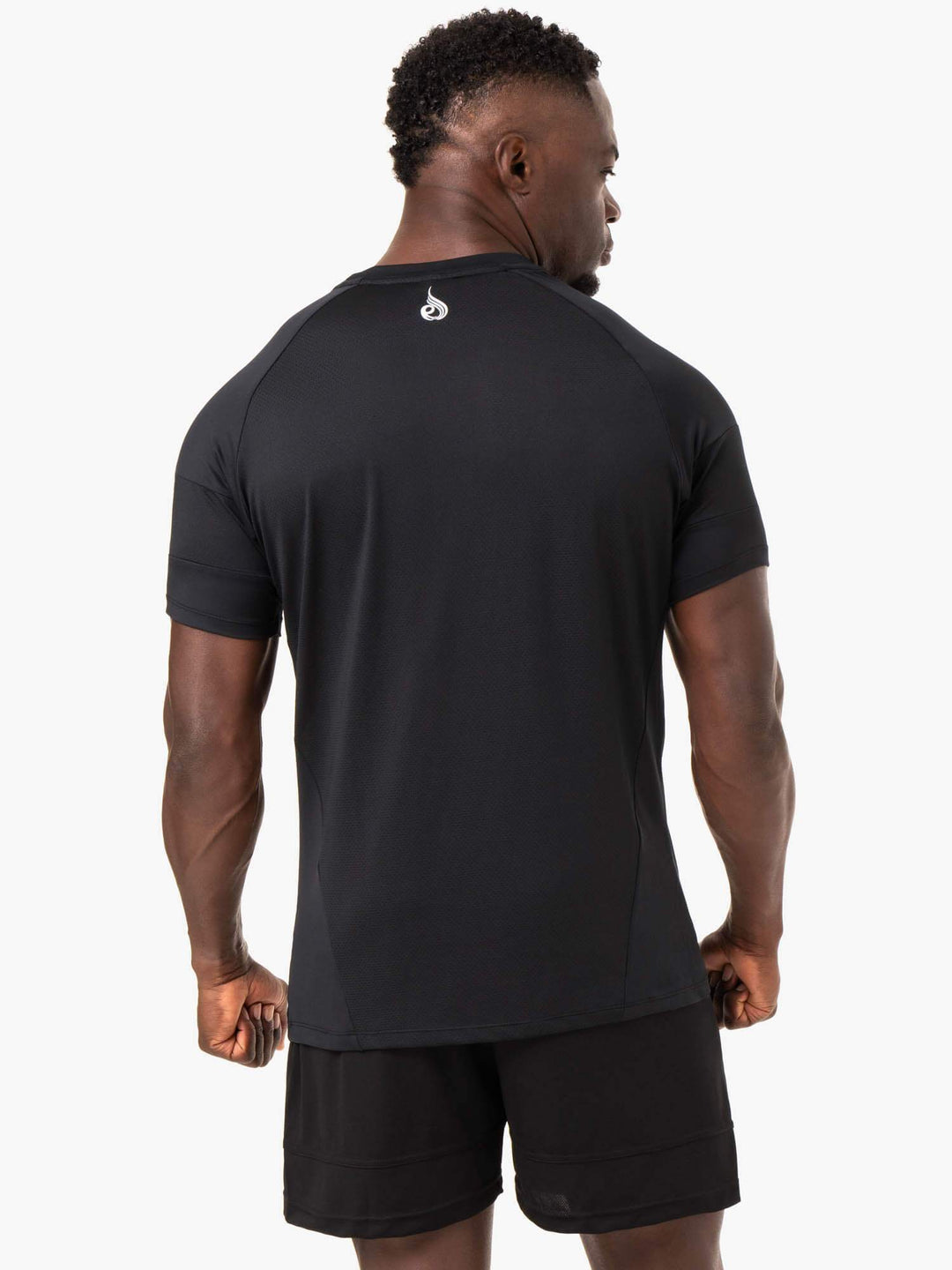 AE, Core AeroTech Muscle Tee - Black Marl, Gym T-Shirts Men