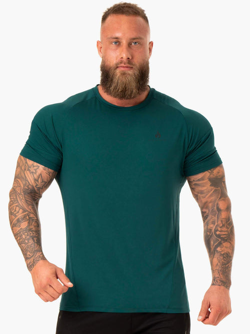 Action Mesh T-Shirt Emerald