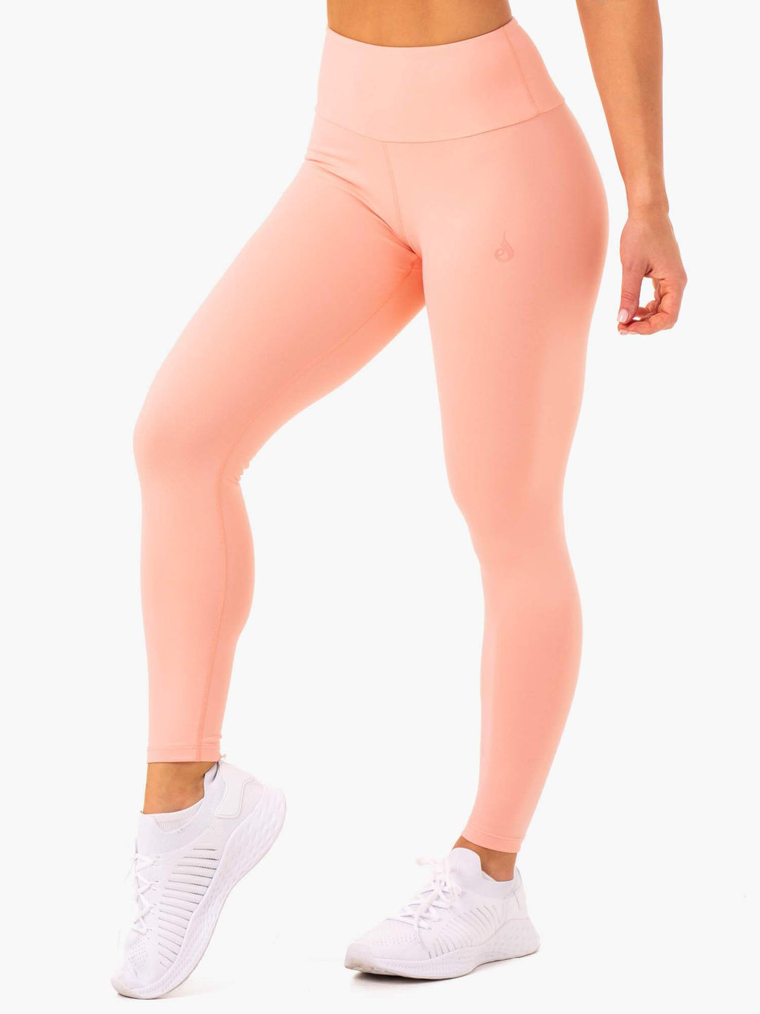 Adapt High Waisted Scrunch Leggings - Peach Clothing Ryderwear 