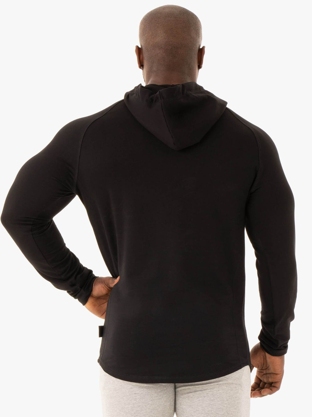 Base Pullover Jumper - Black Clothing Ryderwear 