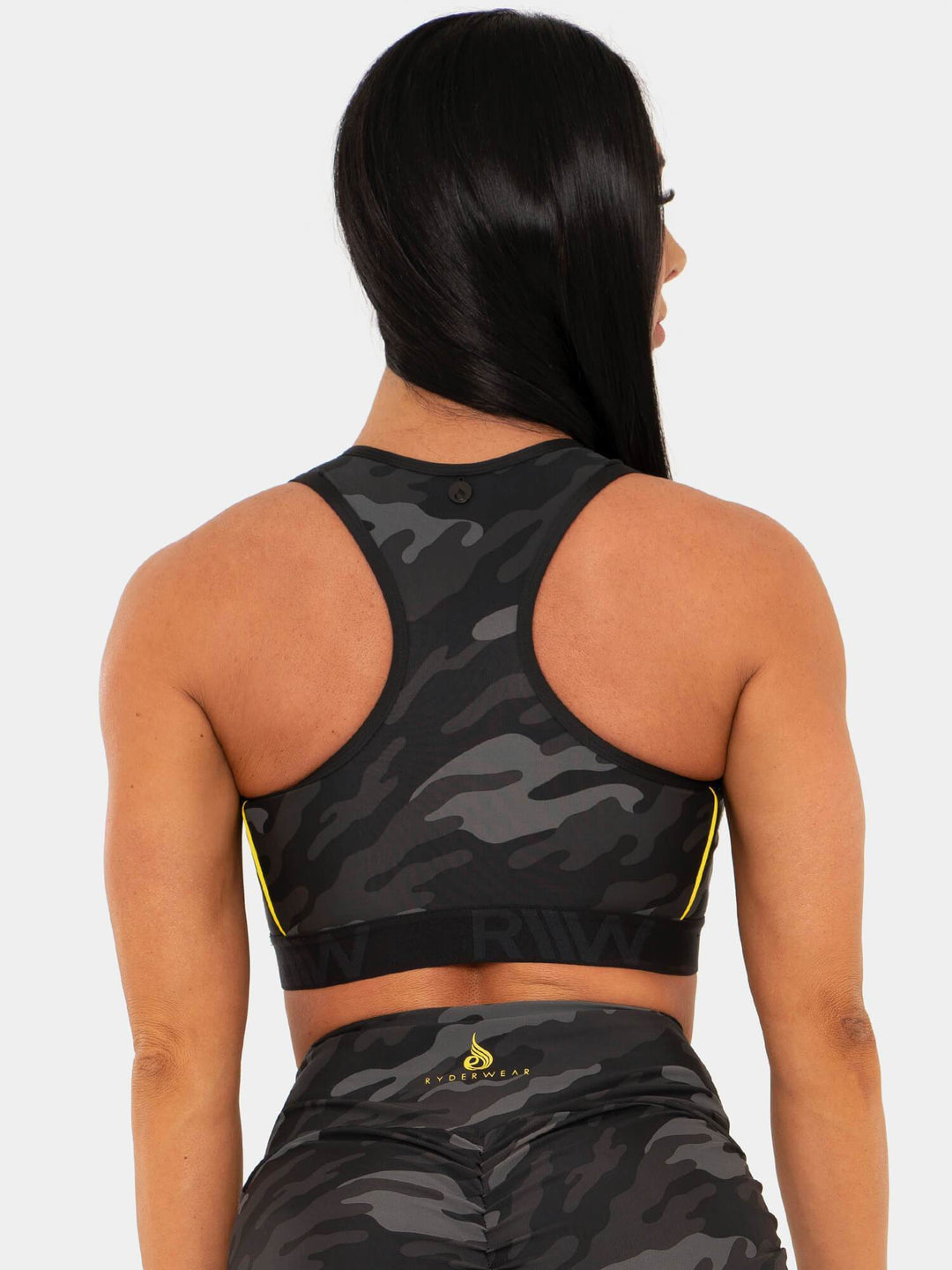 BFCAMO Zip Up Sports Bra - Camo Clothing Ryderwear 