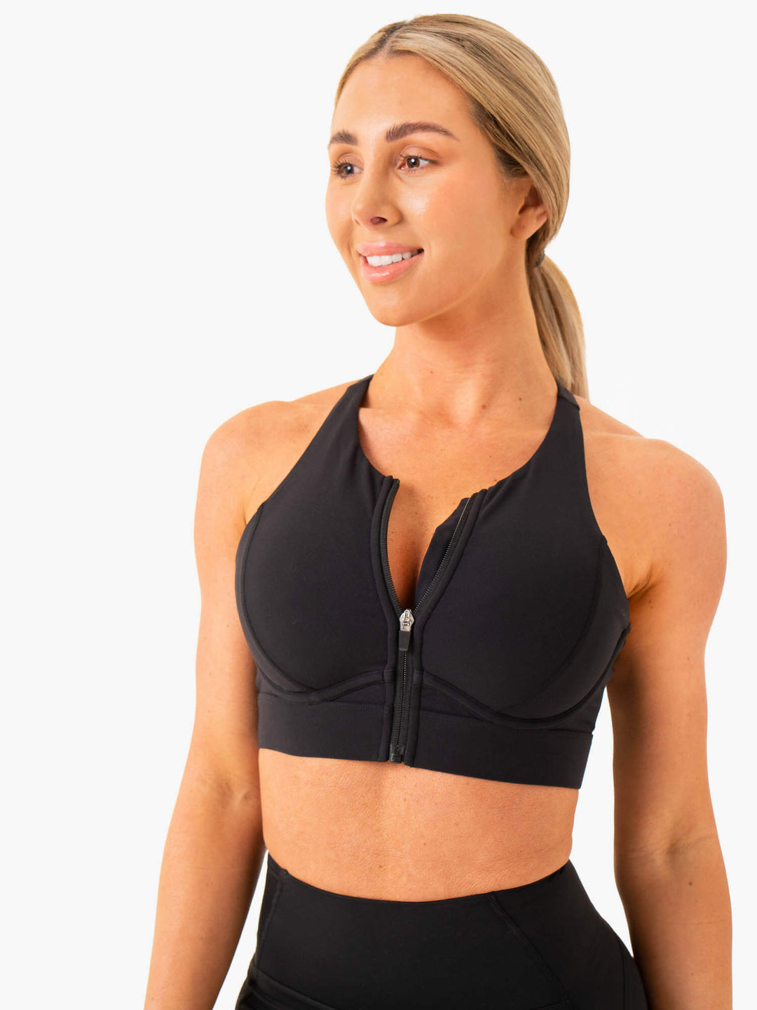 Critical High Impact Sports Bra - Black Clothing Ryderwear 