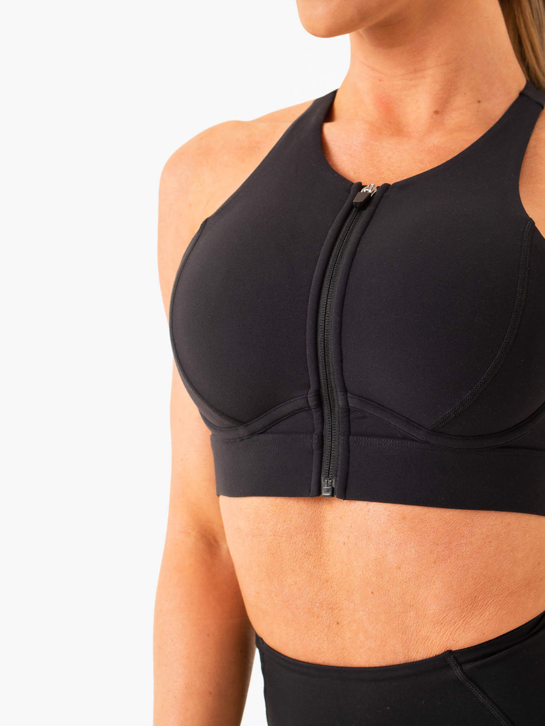 Critical High Impact Sports Bra - Black Clothing Ryderwear 