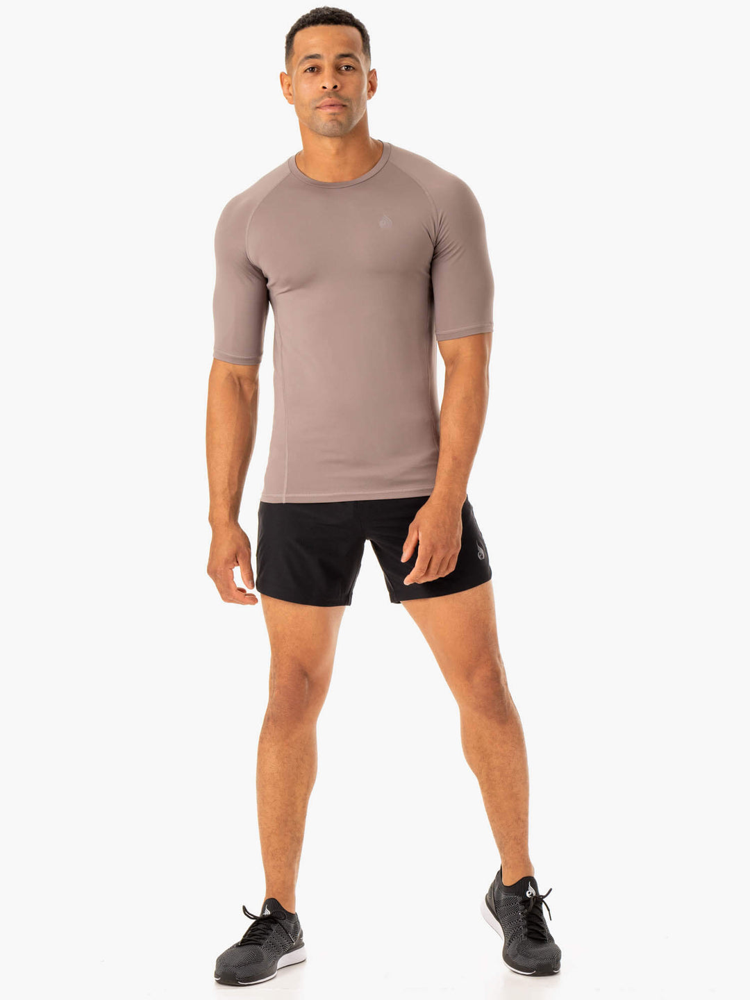 Division Base Layer T-Shirt - Taupe Clothing Ryderwear 