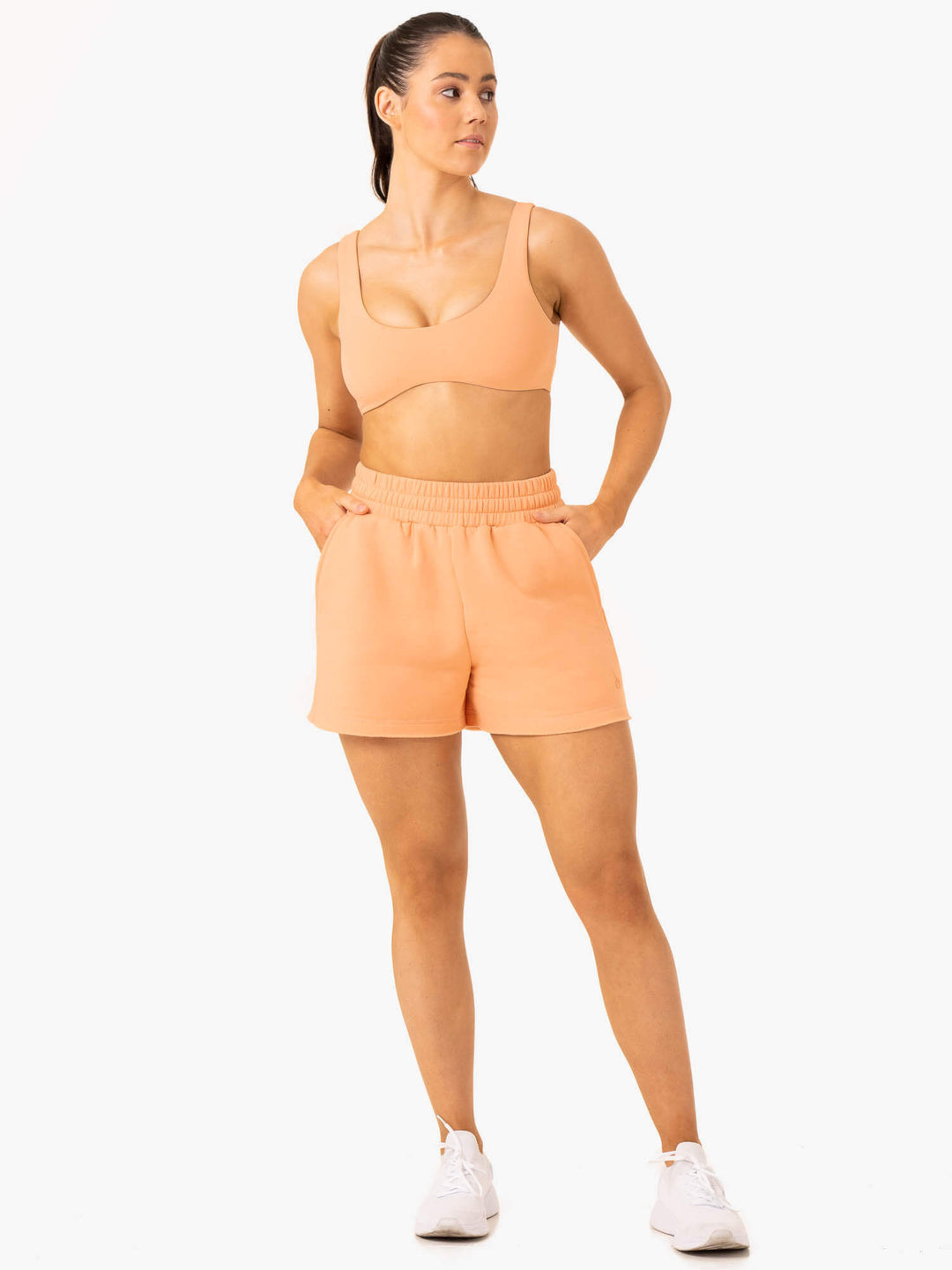 Elevate Lounge Bra - Apricot Clothing Ryderwear 