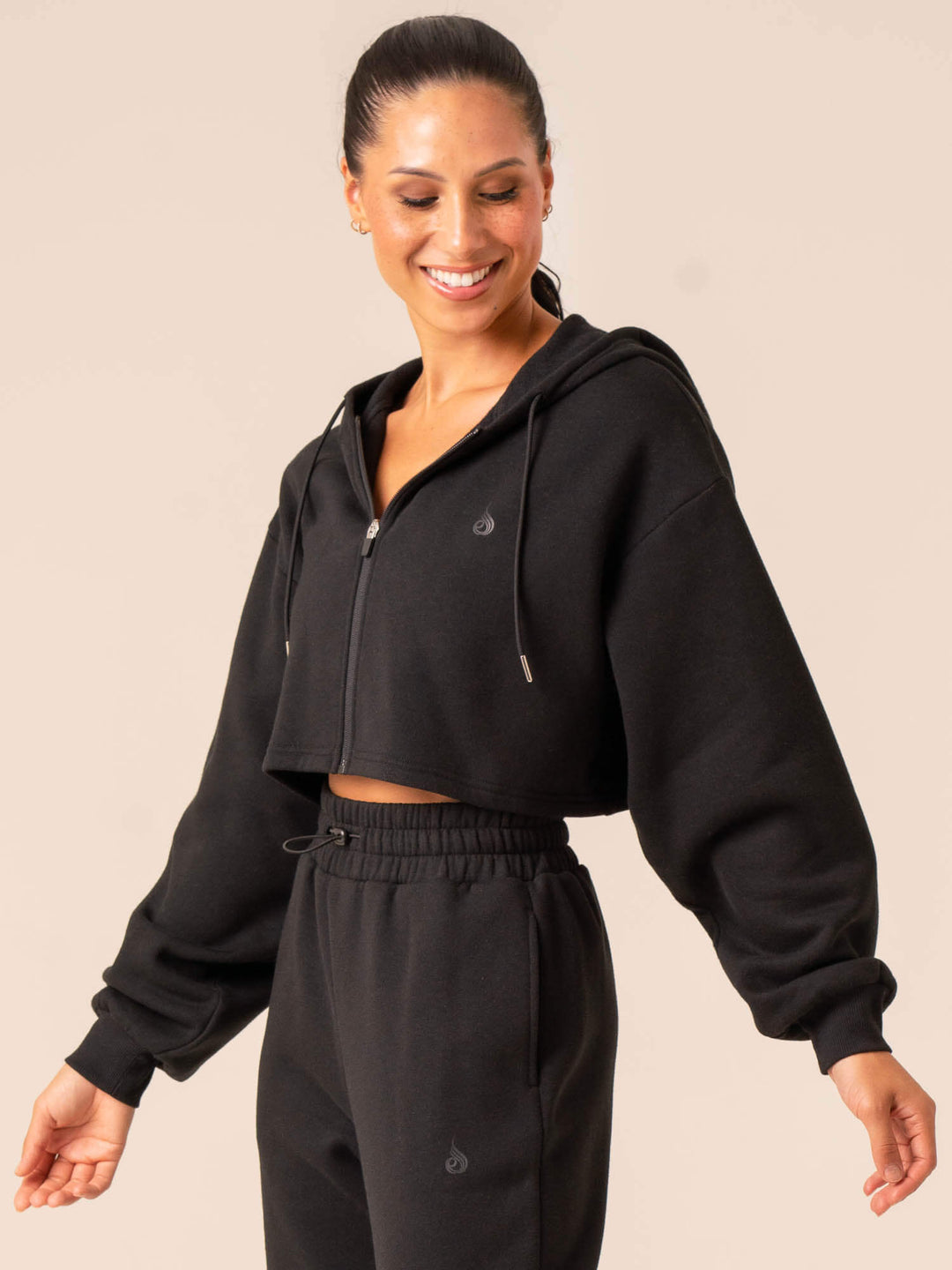 Embody Oversized Jacket - Black Clothing Ryderwear 