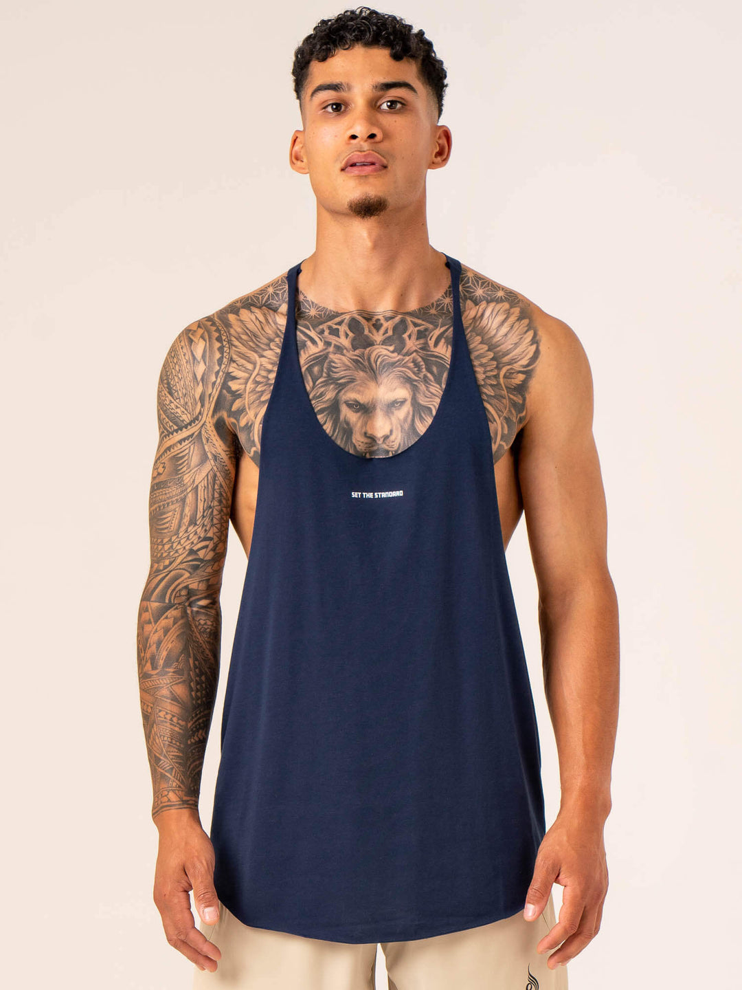 Emerge Arnie T-Back - Navy Clothing Ryderwear 