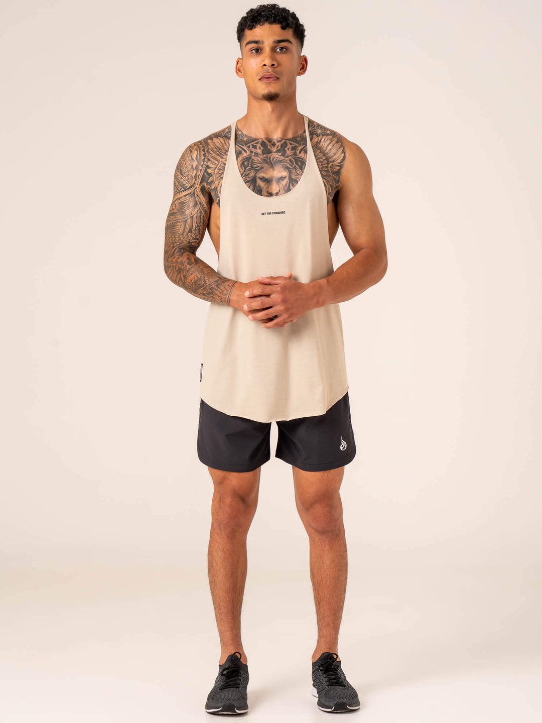 Emerge Arnie T-Back - Sand Clothing Ryderwear 